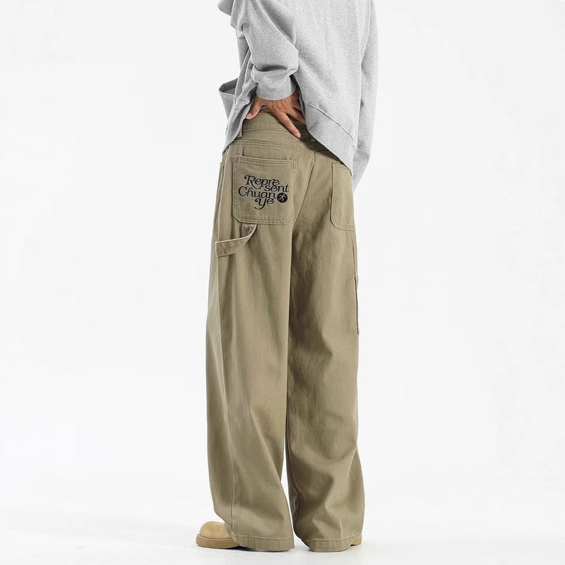 Unisex Casual Daily Denim Jeans - Image 4