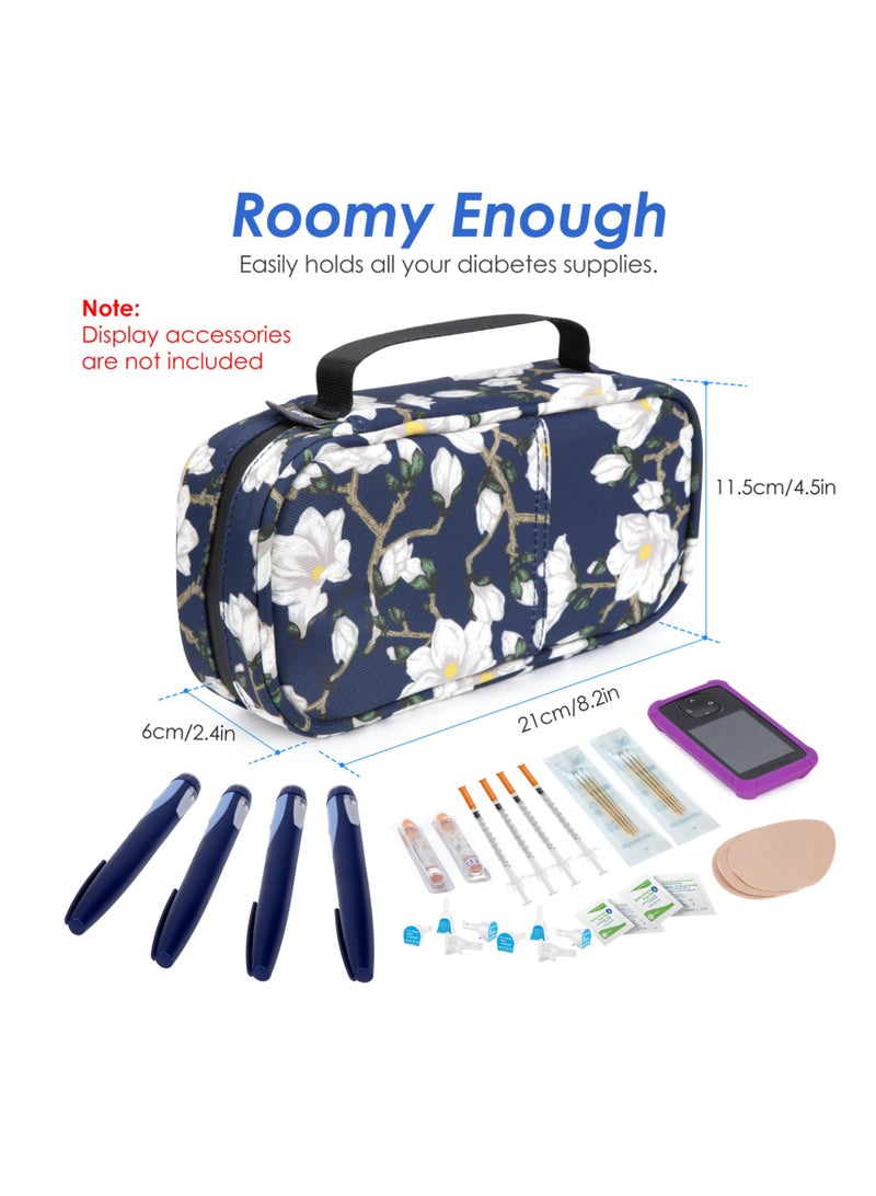 SYOSI Insulin Cooler Travel Case with 2 TSA Gel Ice Packs Portable Medication Cooler for Travel Daily Life Keeps Insulin Safe Reliable - Image 2