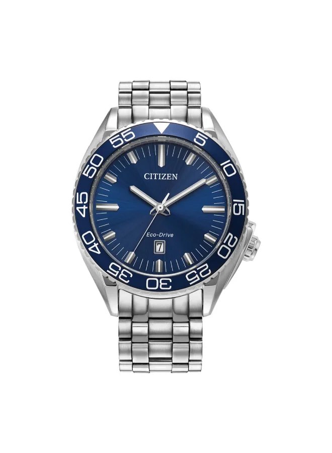 CITIZEN Men's Stainless Steel Strap Eco-Drive Standard Watch AW1770-53L - 44 mm