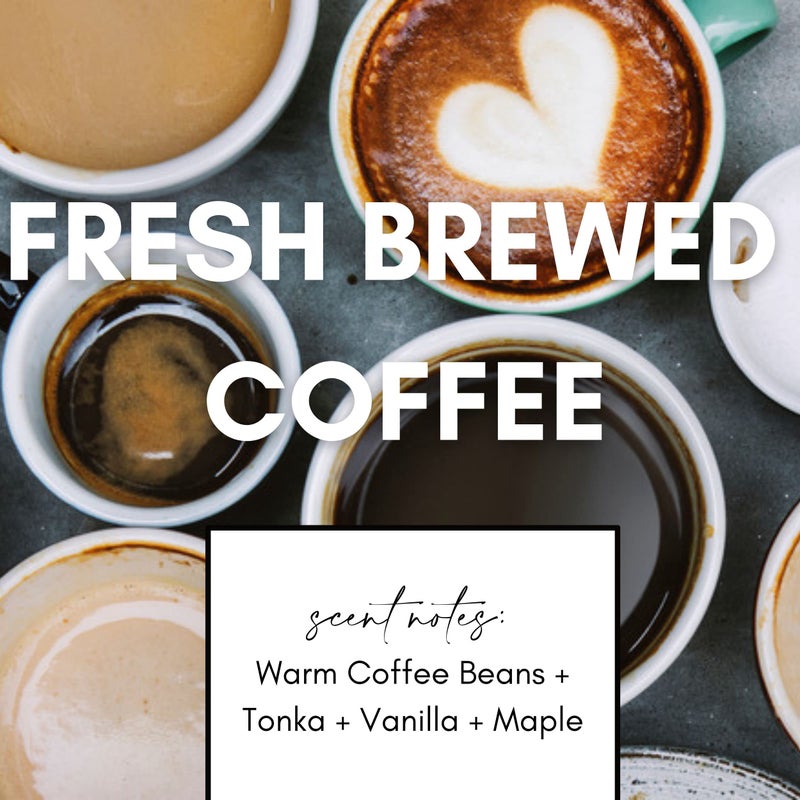 Bluebyrd Soap Co. Fresh Coffee Candle Jar 9oz | Highly Scented Coffee Candles for Home - Coconut Wax Jar Candle with 100% Cotton Wick - Slow Clean Burn 55+ Hours | Vegan (Fresh Coffee, 9oz) - Image 2