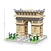 alltogetho Paris Arc de Triomphe Micro Building Blocks 1800 Pieces 3D Architecture Model for Adults Challenging Collectible Display Stress Relief Toys - Image 4