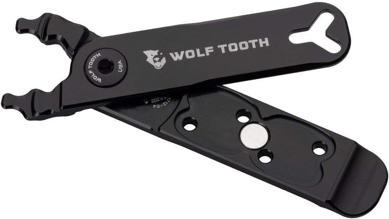 Wolf Tooth Pack Pliers - Master Link Combo Pliers - Black with Black Bolt - Image 1