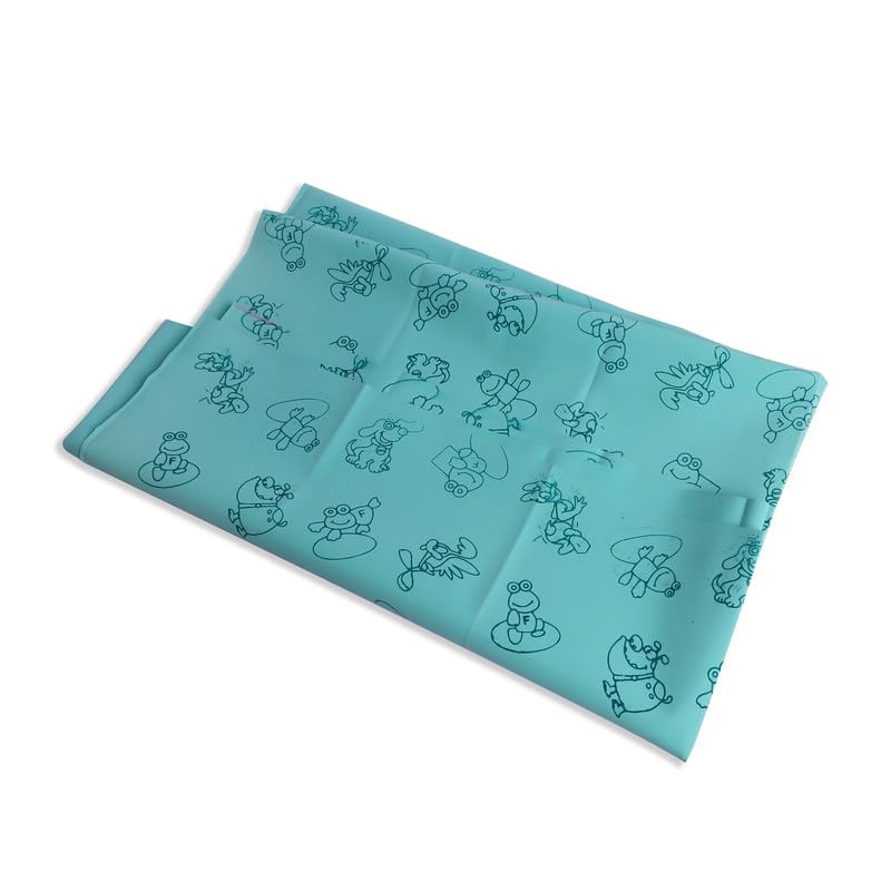 Extra Care Rubber Baby Sleeping Mat/Bed Protector-Multicolor (2 mtr) - Image 1