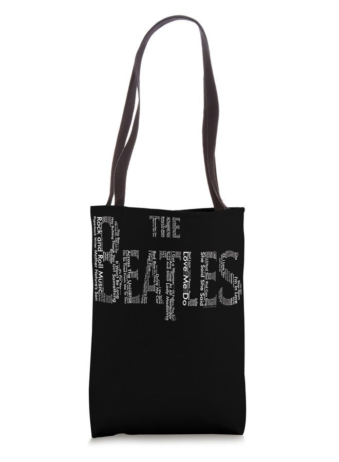 The Beatles - Song List Logo Tote Bag - Image 1