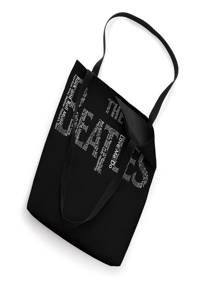 The Beatles - Song List Logo Tote Bag - Image 2