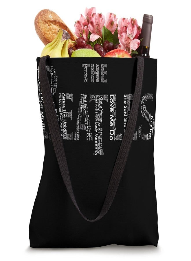 The Beatles - Song List Logo Tote Bag - Image 4