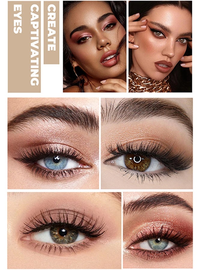 DIMSHOW 5 Colors Eye Shadow Stick, Portable Multi-Functional Shiny Lazy Eye Shadow Pen High Light Contour Eye Silkworm Pen Pearl Waterproof Eye Shadow Stick Pink - Image 4