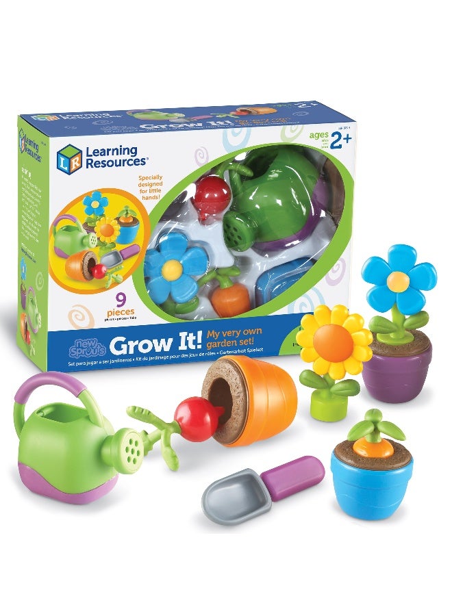 Learning Resources New Sprouts Grow It! Gardening Play Set, Pretend Play Flower And Vegetable Garden Toy, Ages 2 Plus - Image 1