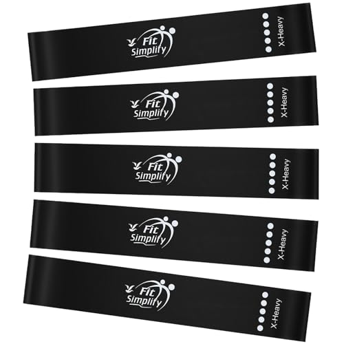 Fit Simplify Exercise Resistance Loop Bands, Set of 5 - Image 1