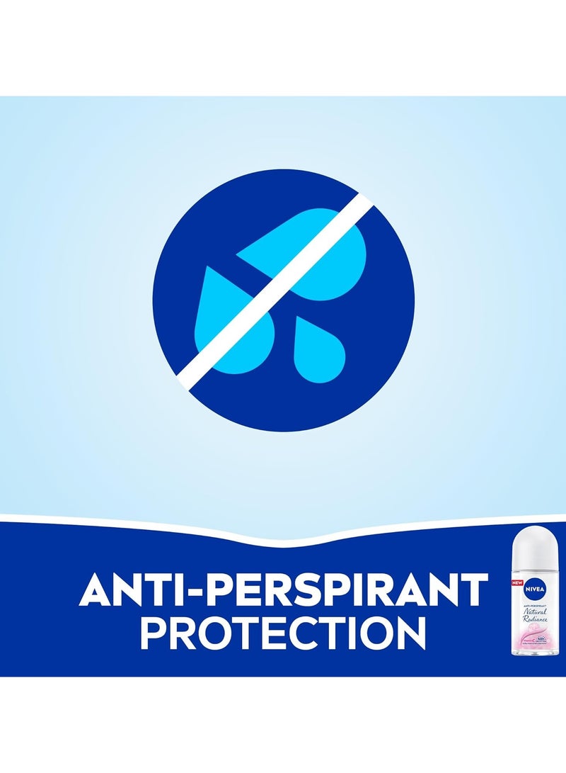 نيفيا مقاوم للتعرق رول اون ناتشورال راديانس 50 مل - Image 2