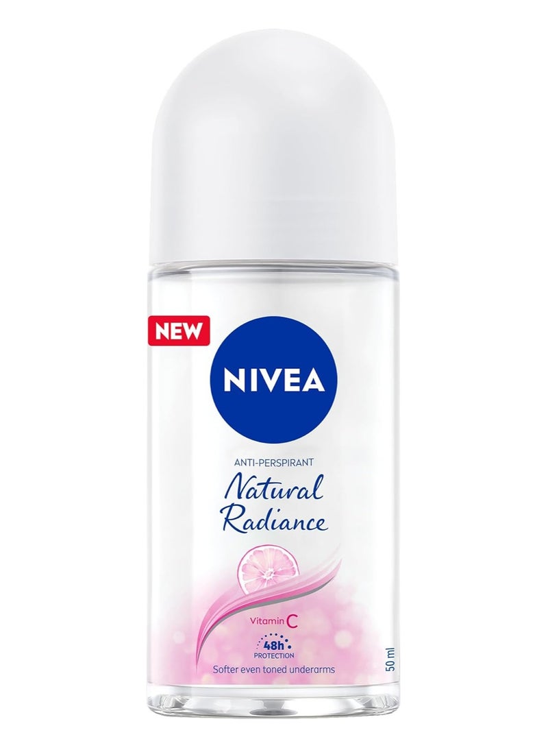 نيفيا مقاوم للتعرق رول اون ناتشورال راديانس 50 مل - Image 1