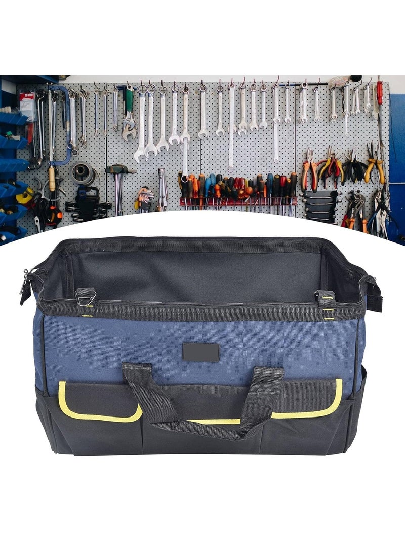 GLIVE (LABEL) GLIVE LABEL Tools Storage Bag Electrician Tool Bag Tool bag Organizer Drill bag Tool bags for Electricians Heavy Duty with Waterproof Molded Base Large Tool Bag Wide Mouth Tool Tote  - Image 3