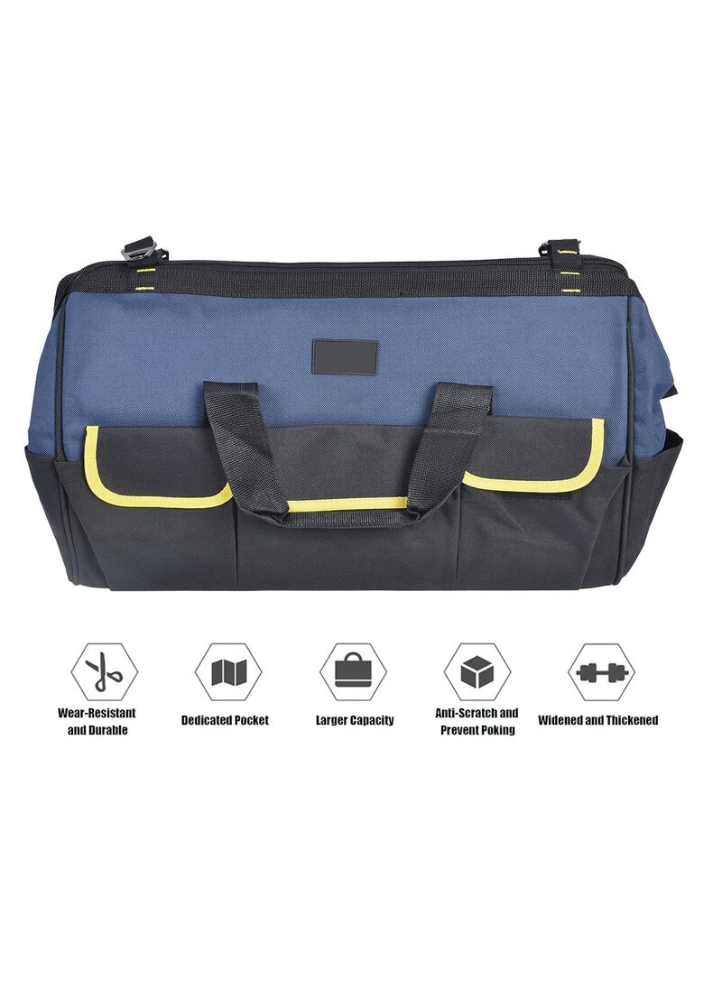 GLIVE (LABEL) GLIVE LABEL Tools Storage Bag Electrician Tool Bag Tool bag Organizer Drill bag Tool bags for Electricians Heavy Duty with Waterproof Molded Base Large Tool Bag Wide Mouth Tool Tote  - Image 4