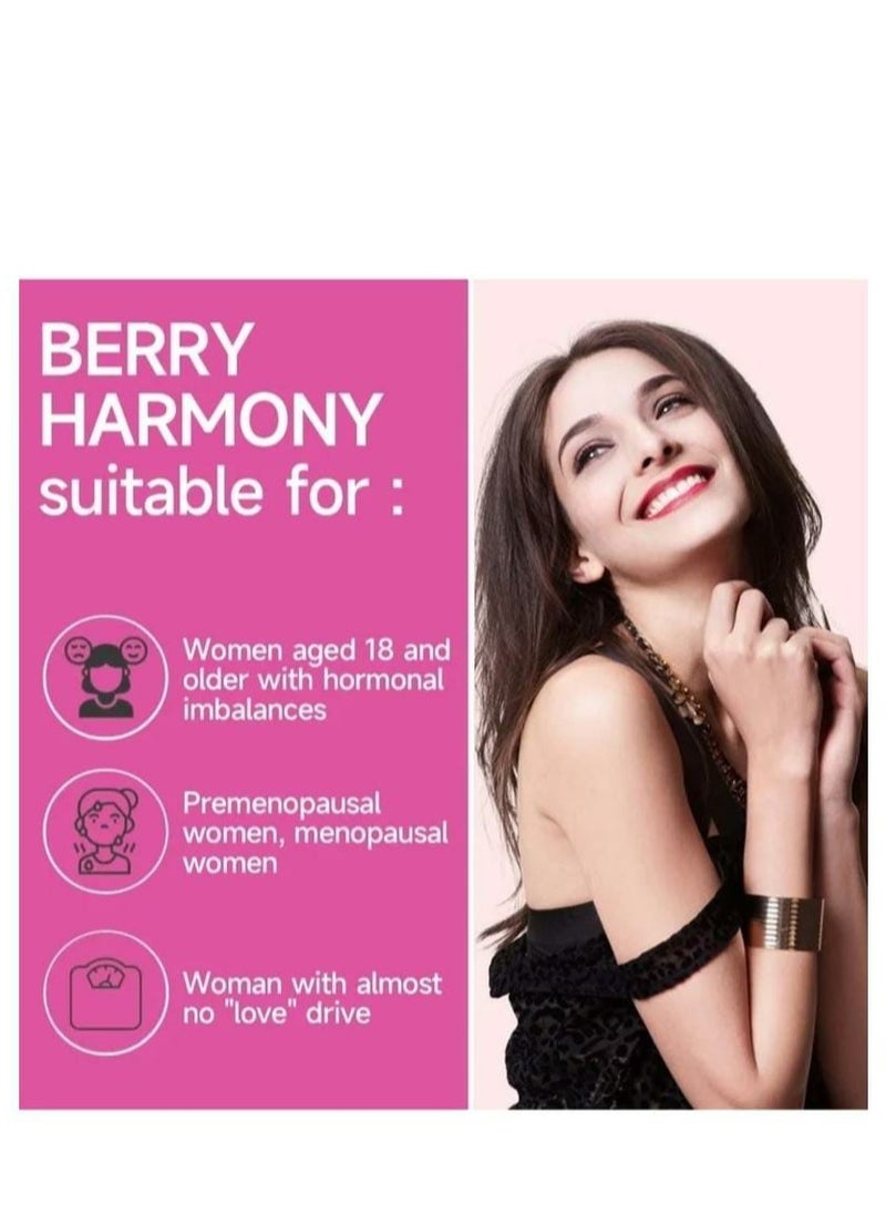 elicare - Berry Harmony Balance Female Hormones 60 Tablets - Image 1