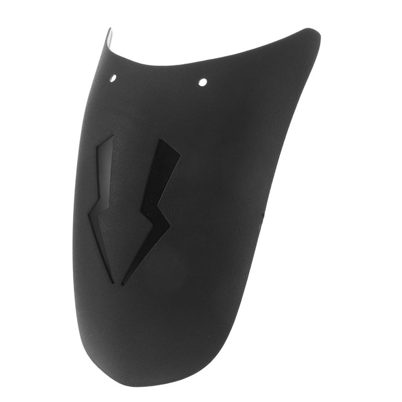 Motorcycle Front Mudguard Extension Splash Protection Wind Resistant Accessory Black - Image 2