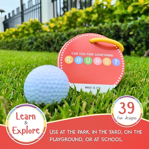 LMC Products Children's Scavenger Hunt: Outdoor Edition | Toddler Activities | Games for 2, 3 Year Old's & Up | Kids Educational Scavenger Hunt Cards (Classic) - Image 4