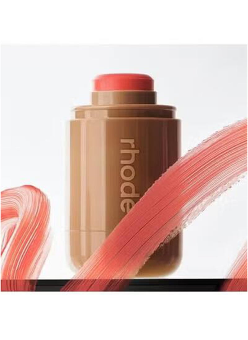 rhode The Pocket Blushes, Creamy Blush for Buildable Color + Baby-Soft Cheeks, Lip and Cheek Blush Cream, Blush Stick for Cheeks, Hydrates Skin Longlasting Non-Stick 0.18 Oz (Spicy Marg - Bright Coral) 