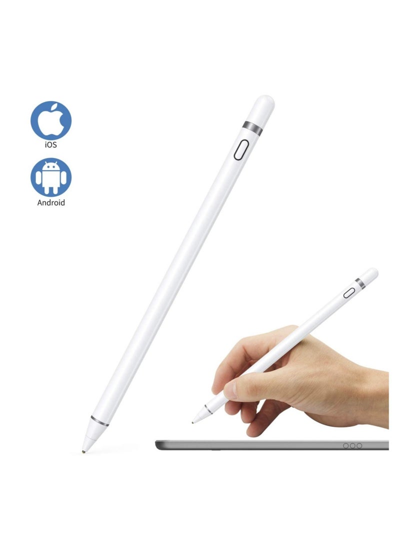 ELTRAZONE Active Stylus Pen with Palm Rejection for Precise Writing/Drawing Compatible with Apple iPad White  - Image 5
