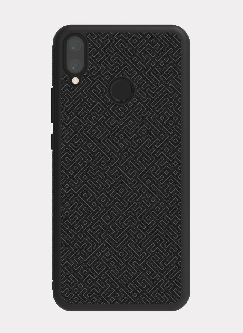 PXLAAT Huawei Nova 3i case cover Black Pattern - Image 1