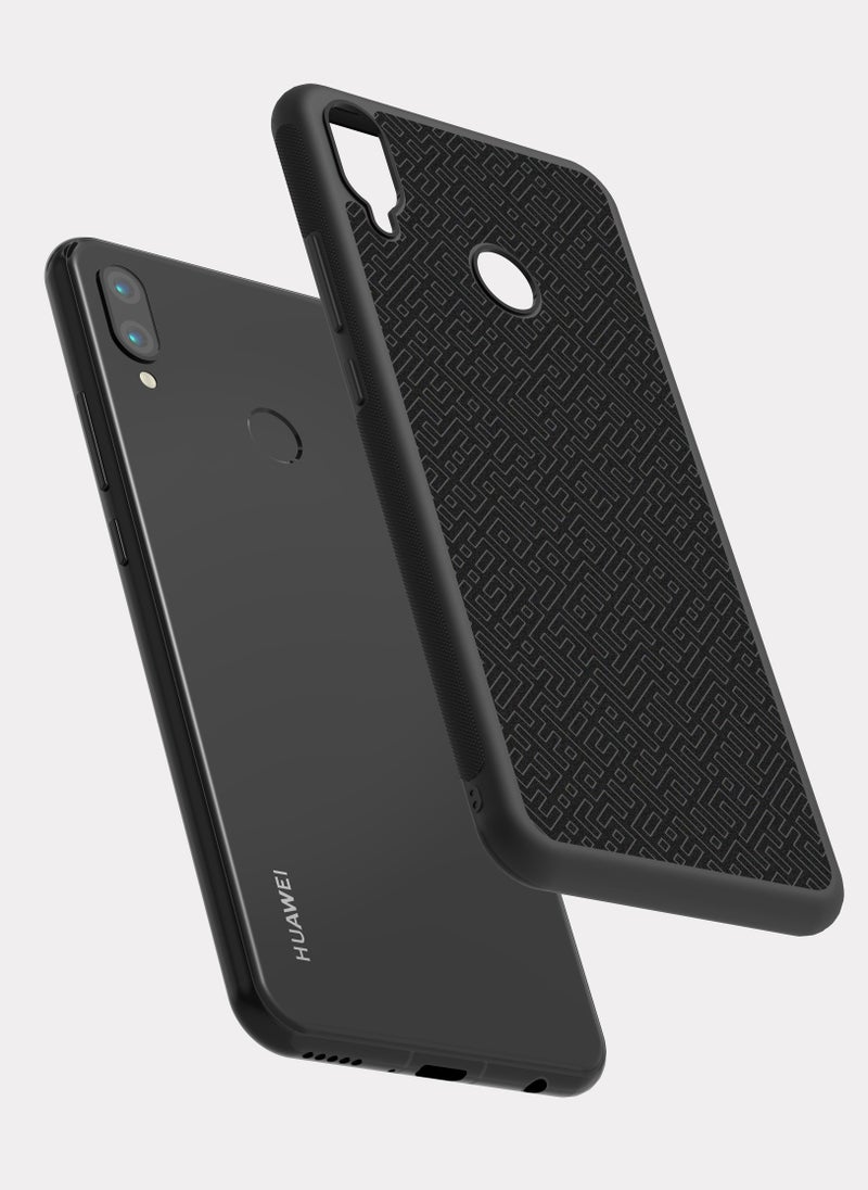PXLAAT Huawei Nova 3i case cover Black Pattern - Image 2
