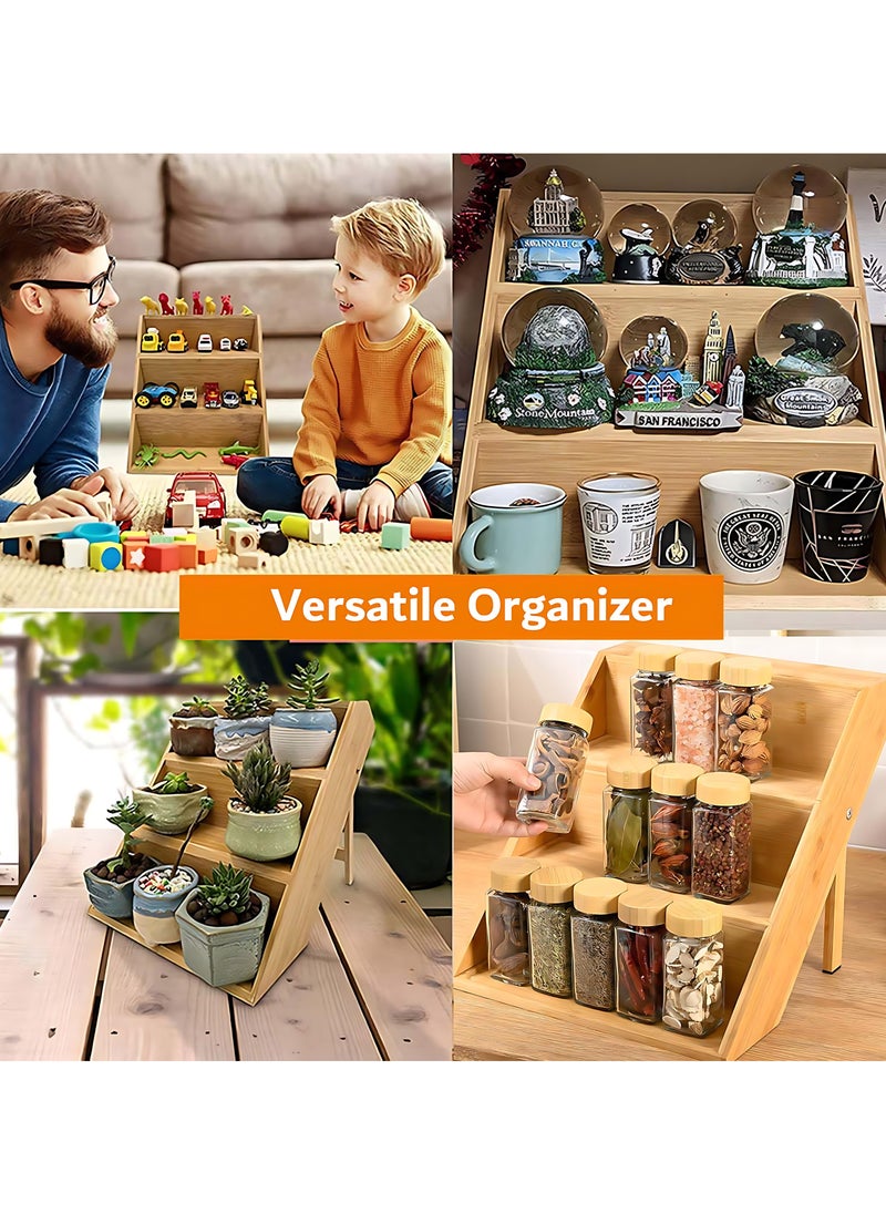 YIM-VIBEHAUS - Spice Container, 3 Tier Spices Rack for Kitchen Cabinet, Kitchen Organizer Spices for Seasoning Organizer - Image 1