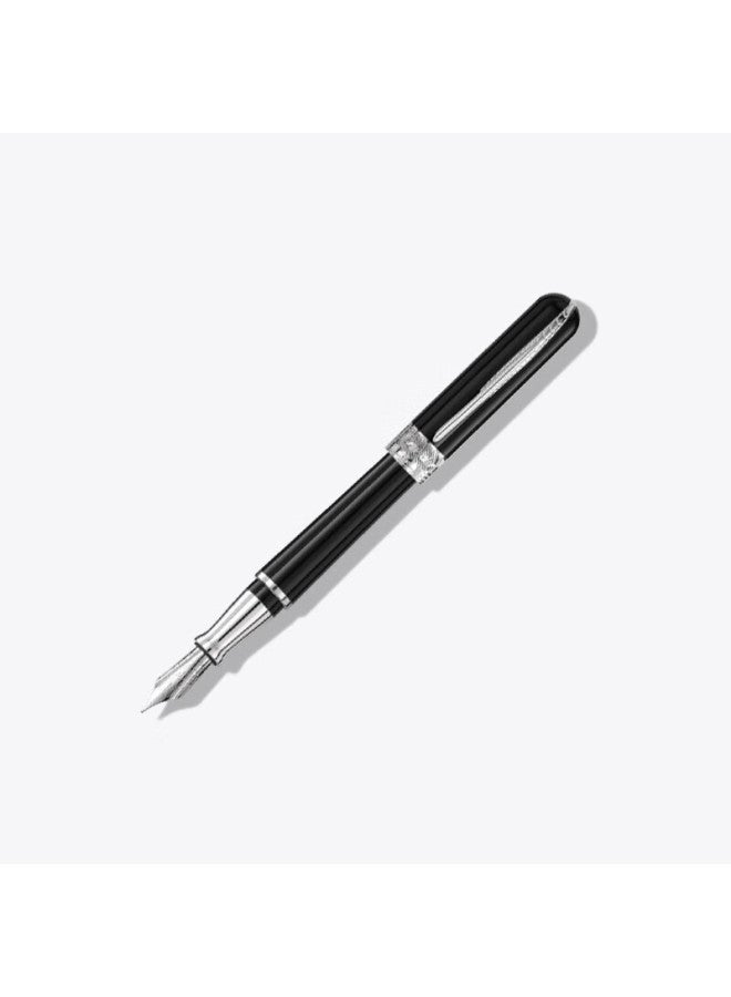 Pineider Avatar Series Black Fountain Pen With F Nib For Men And Women, High-end Ink Pen, Gift Idea Ss Afxppi2101421 Present - Image 1