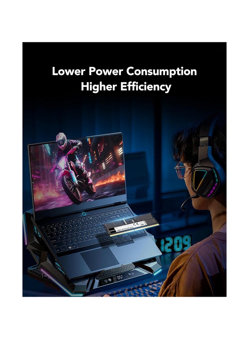 ليكسار ذاكرة RAM DDR5 SODIMM سعة 8GB بتردد 5600MHz 262-Pين ذاكرة SODIMM عالية الأداء لأجهزة اللابتوب/أجهزة الكمبيوتر الكل في واحد Intel NUC Mini PC 1.1V CL46-45-45-90 (LD5S08G56C46ST-BGS) - Image 4