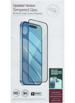 BURAQ Vivo Y17S Screen Protector - 5D Full Coverage Screen Protector Tempered Glass For Vivo Y17S - Black/Clear 