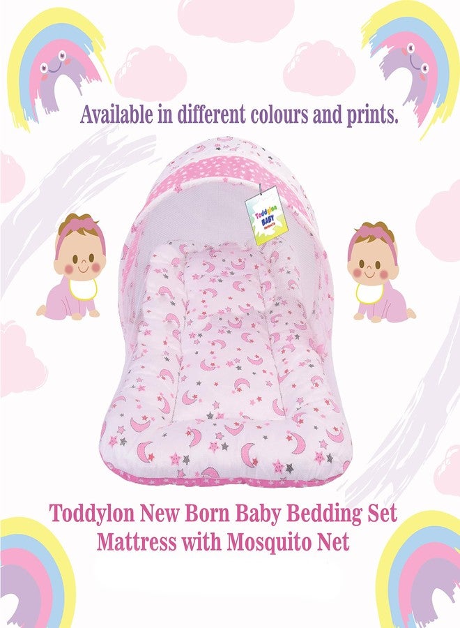 Toddylon Baby Bedding Set for New Born (4 PCS Set) (0-6 Months) Pink - Image 5