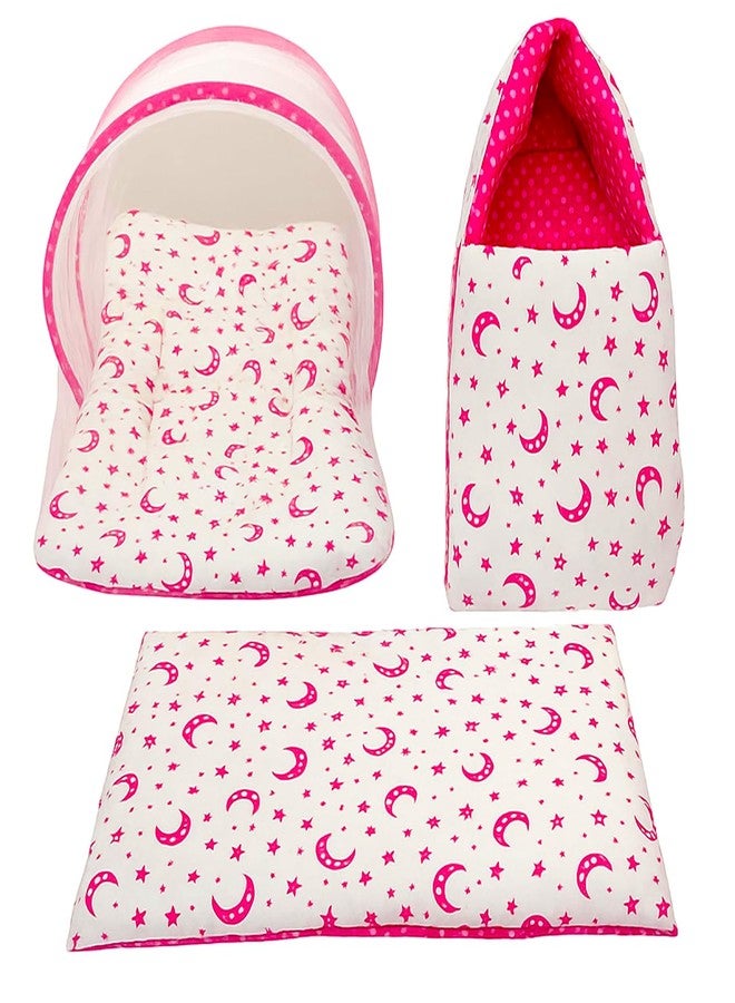 Toddylon Baby Bedding Set for New Born (4 PCS Set) (0-6 Months) Pink - Image 2