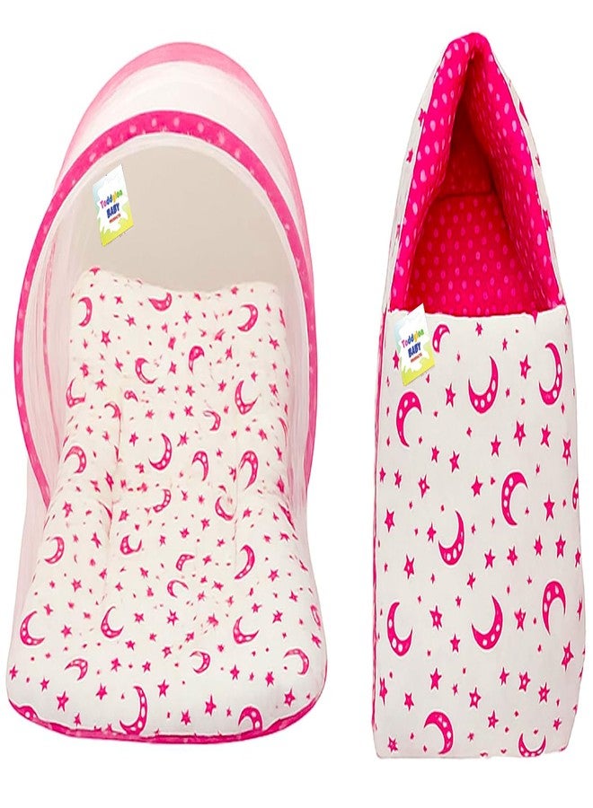 Toddylon Baby Bedding Set for New Born (4 PCS Set) (0-6 Months) Pink - Image 3