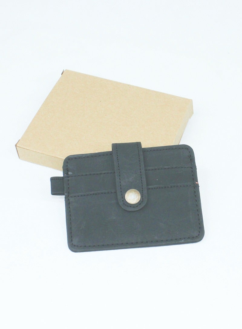ISHWAZ Original Leather wallet for cards now carry your debit credit ID and all kind of cards with this amazing beautiful wallet with 5 wide and high quality pockets  - Image 2