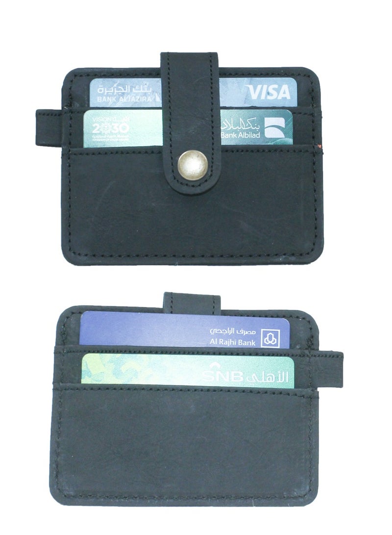 ISHWAZ Original Leather wallet for cards now carry your debit credit ID and all kind of cards with this amazing beautiful wallet with 5 wide and high quality pockets  - Image 5
