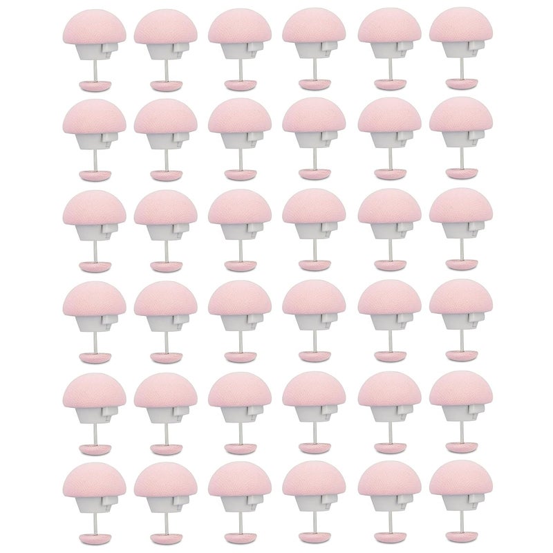 WINDKART MushroomShaped Duvet Clips NonSlip Unbreakable Quilt Holder Fasteners RustProof Duvet Cover Fixtures for Comforters 36 Pink - Image 1