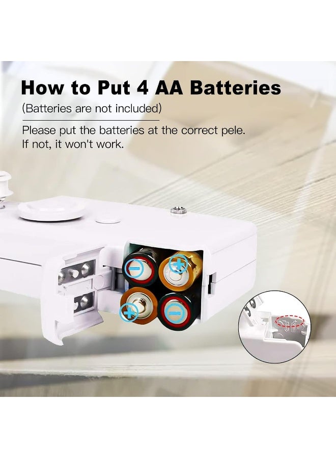 MOMENT Handheld Sewing Machine, Mini Portable Stitching Machine For Beginners Diy Fabrics Clothes Home Travel, Cordless Electric Mending Machine For Home Quick Repairing And Stitch Handicrafts - Image 3