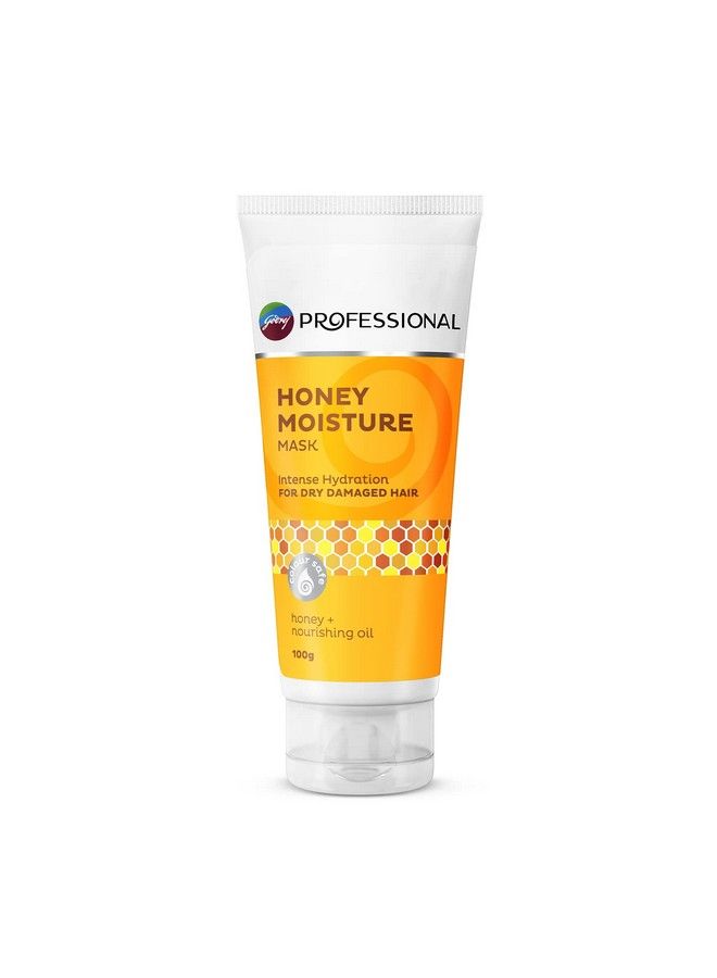 Godrej Professional Honey Moisture Mask (100G) ; For Dry & Damaged Hair ; No Sulphate ; No Paraben ; No Sls ; No Sles ; With Honey & Nourishing Oil - Image 1