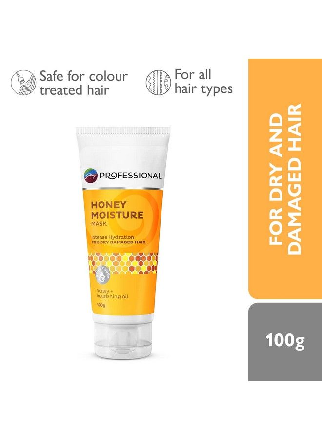 Godrej Professional Honey Moisture Mask (100G) ; For Dry & Damaged Hair ; No Sulphate ; No Paraben ; No Sls ; No Sles ; With Honey & Nourishing Oil - Image 3