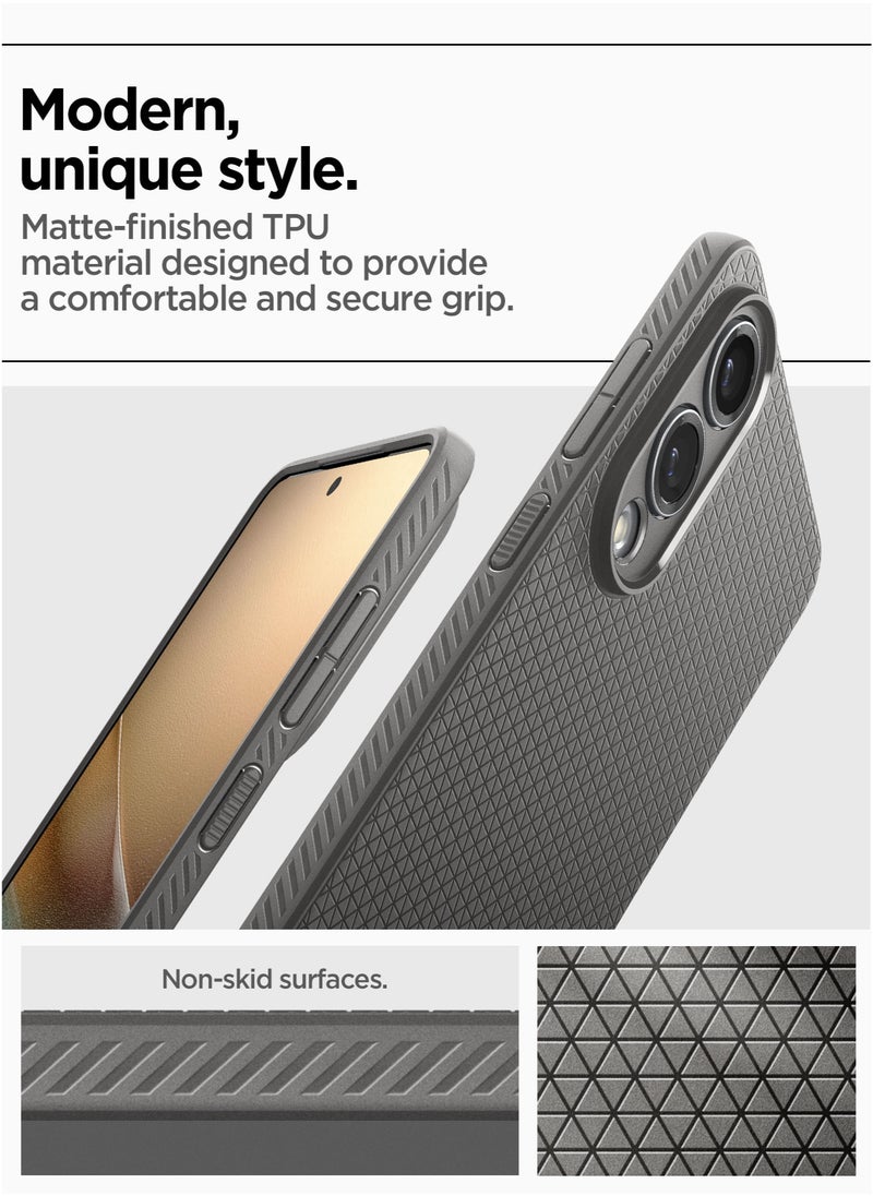 Spigen Liquid Air for Samsung Galaxy S25 EDGE Case Cover (2025) - Marble Gray  - Image 4