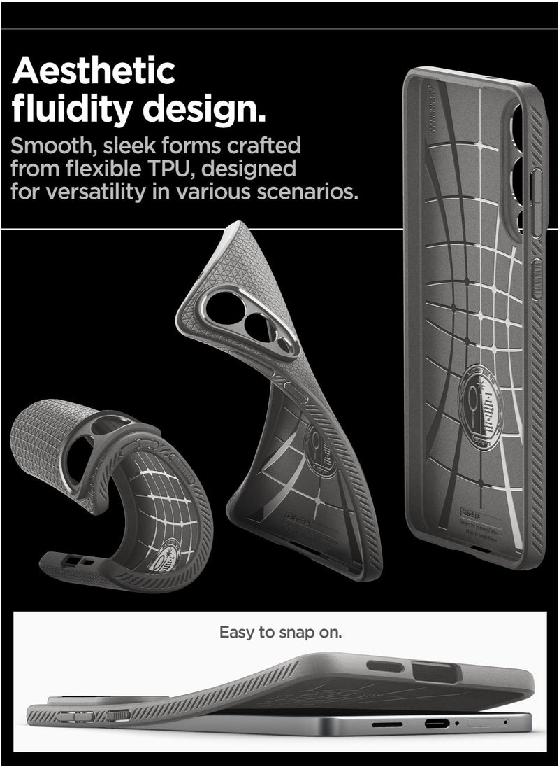 Spigen Liquid Air for Samsung Galaxy S25 EDGE Case Cover (2025) - Marble Gray  - Image 5