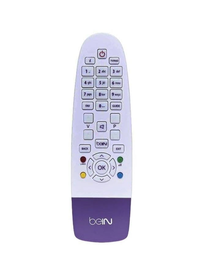 bein Sports Receiver Remote Control White Purple