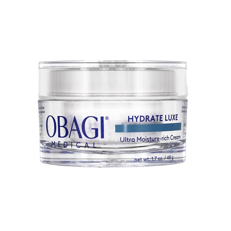 Obagi Medical Obagi Hydrate Luxe Ultra-Rich Facial Moisturizer - Non-Comedogenic with Tara Seed Extract and Biomimetic Peptides - Intensive Night Face Cream for Dry, Sensitive or Aging Skin - 1.7 oz - Image 1
