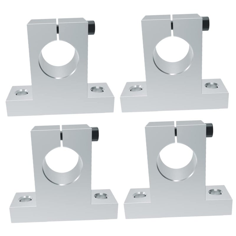 Ciieeo 3sets 4pcs Printer Shaft Support Bracket Clamping Guide Compatible with Durable Linear Rail Support Easy to Assemble Practical Printing Accessory 4pcs*3 - Image 2