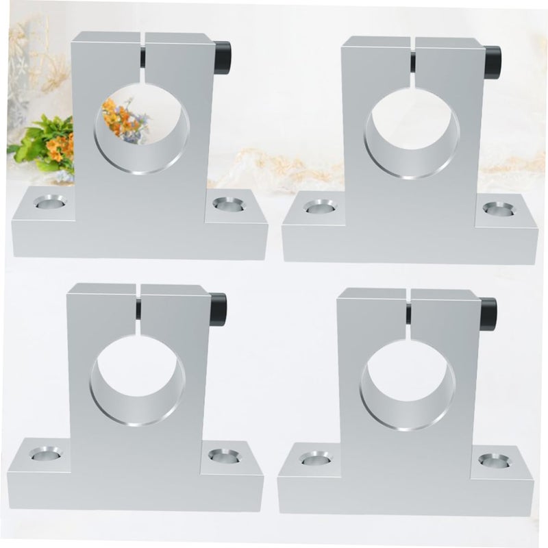 Ciieeo 3sets 4pcs Printer Shaft Support Bracket Clamping Guide Compatible with Durable Linear Rail Support Easy to Assemble Practical Printing Accessory 4pcs*3 - Image 3