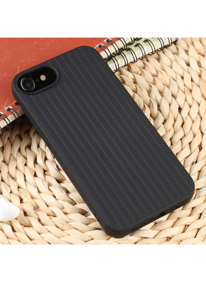 اس-توب جراب لهاتف iPhone SE 2022 / SE 2020 / 7 / 8 جراب هاتف من السيليكون بنسيج منسوج - Image 2