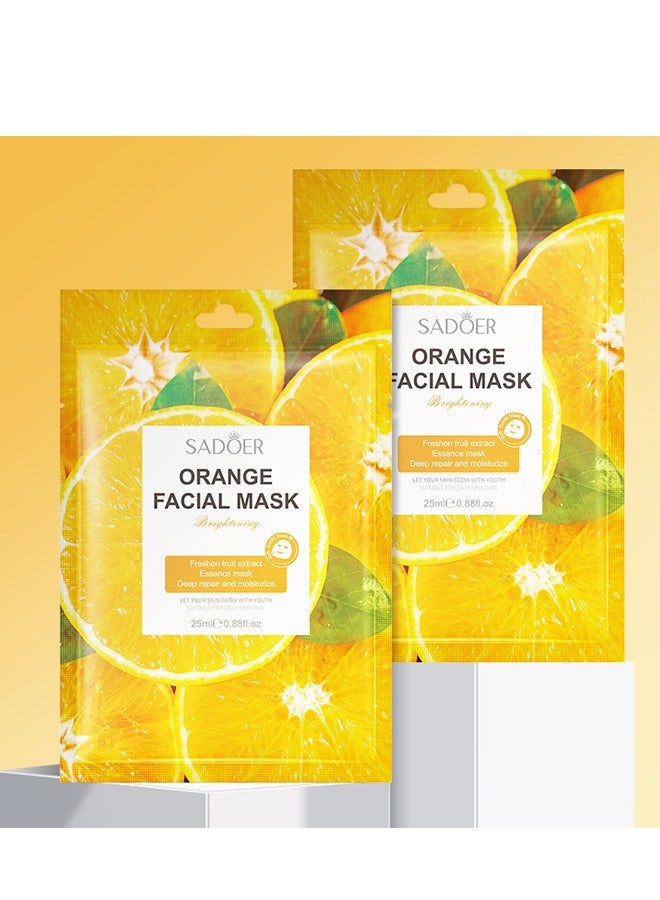 SADOER Face Mask Skin Care&Beauty Facial Sheet Mask,Plant Nutrition Antioxidant Facial Sheet Mask-Premium Essence Moisturizing Anti-aging Hydrating Face Masks - Image 2