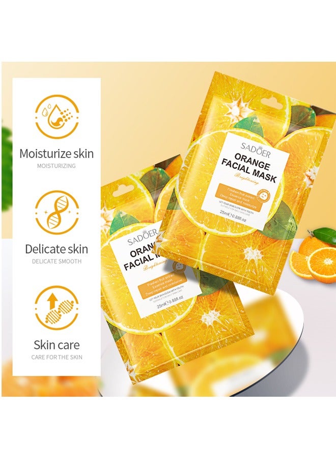 SADOER Face Mask Skin Care&Beauty Facial Sheet Mask,Plant Nutrition Antioxidant Facial Sheet Mask-Premium Essence Moisturizing Anti-aging Hydrating Face Masks - Image 3