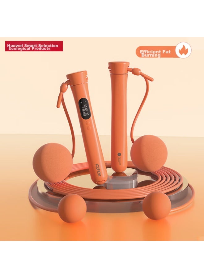 Huawei Smart Selection Wolei Intelligent Jump Rope Large Ball Version, Cordless Adjustable, For Adults And Students, Aerobic Fat-burning, Orange - Image 2