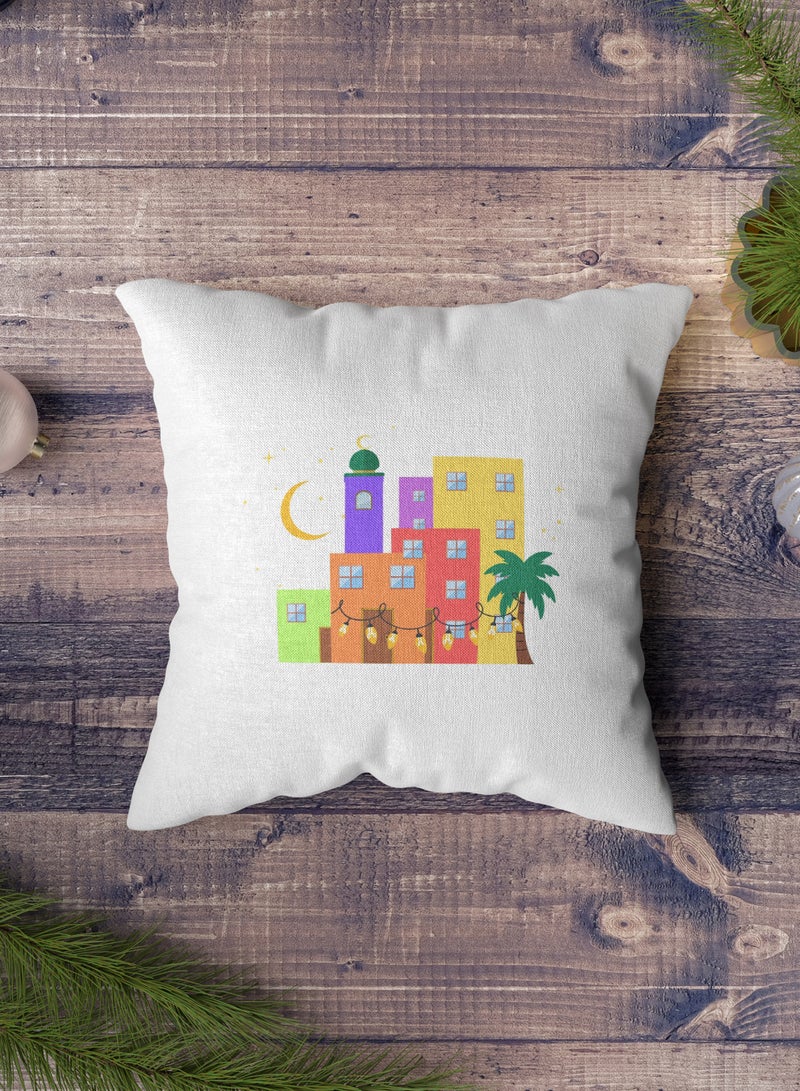 لوحة غطاء وسادة من البوليستر بتصميم هلال رمضان - Image 5