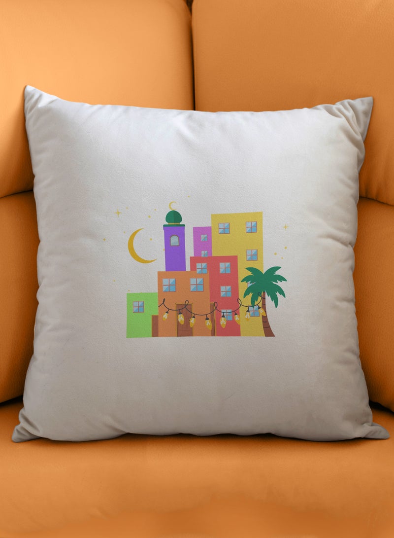 لوحة غطاء وسادة من البوليستر بتصميم هلال رمضان - Image 4