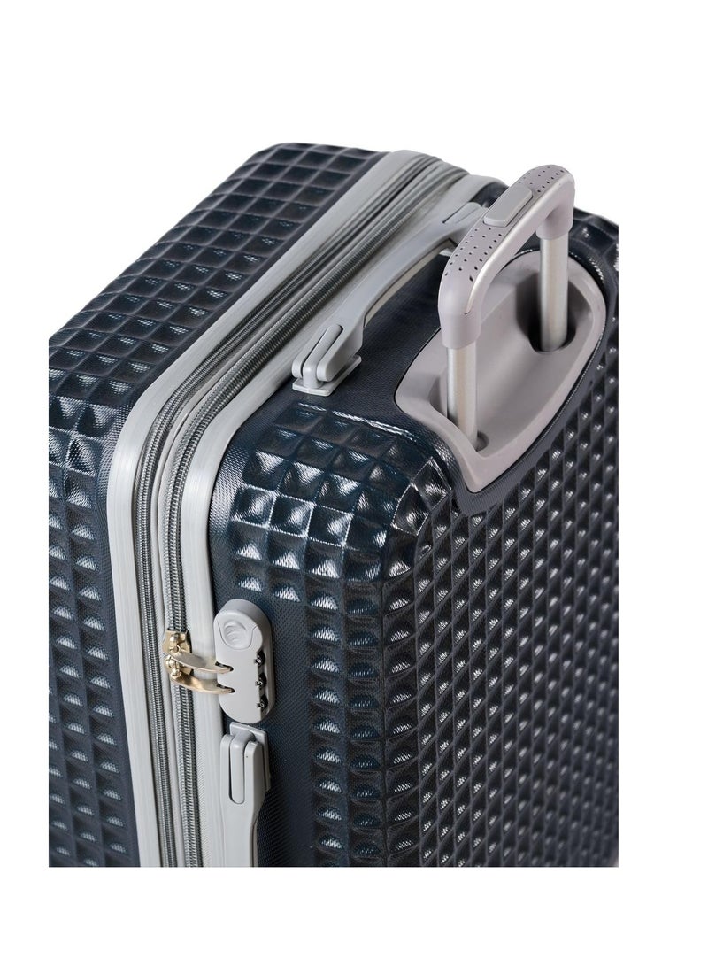 6-Piece Luggage Set in Assorted Sizes (12", 14", 18", 20", 24", 28") - Dark Blue - Image 4